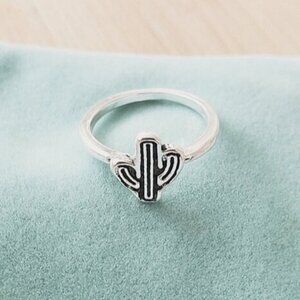 New Boho Western Cactus Ring